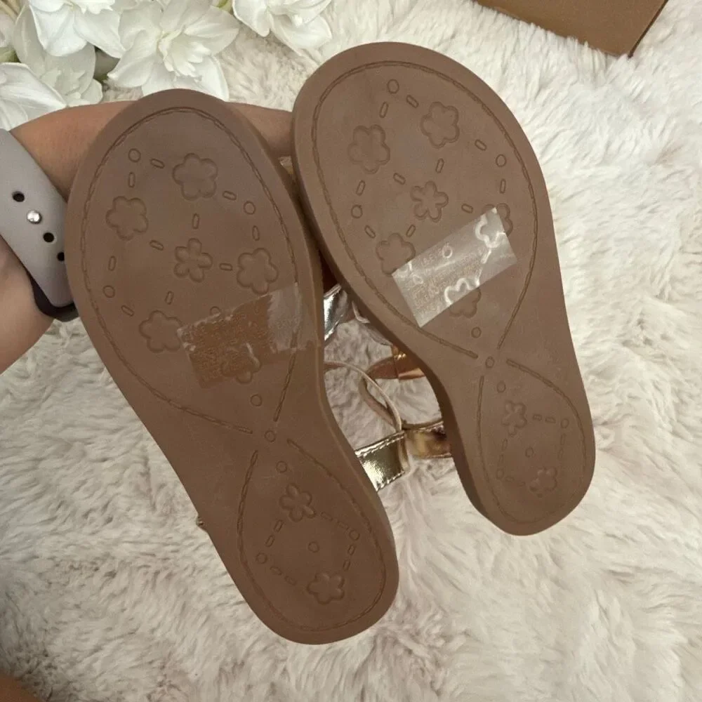 Lucky Brand Evie Sandal Metallic Sandal Size 10M Toddler Girls
